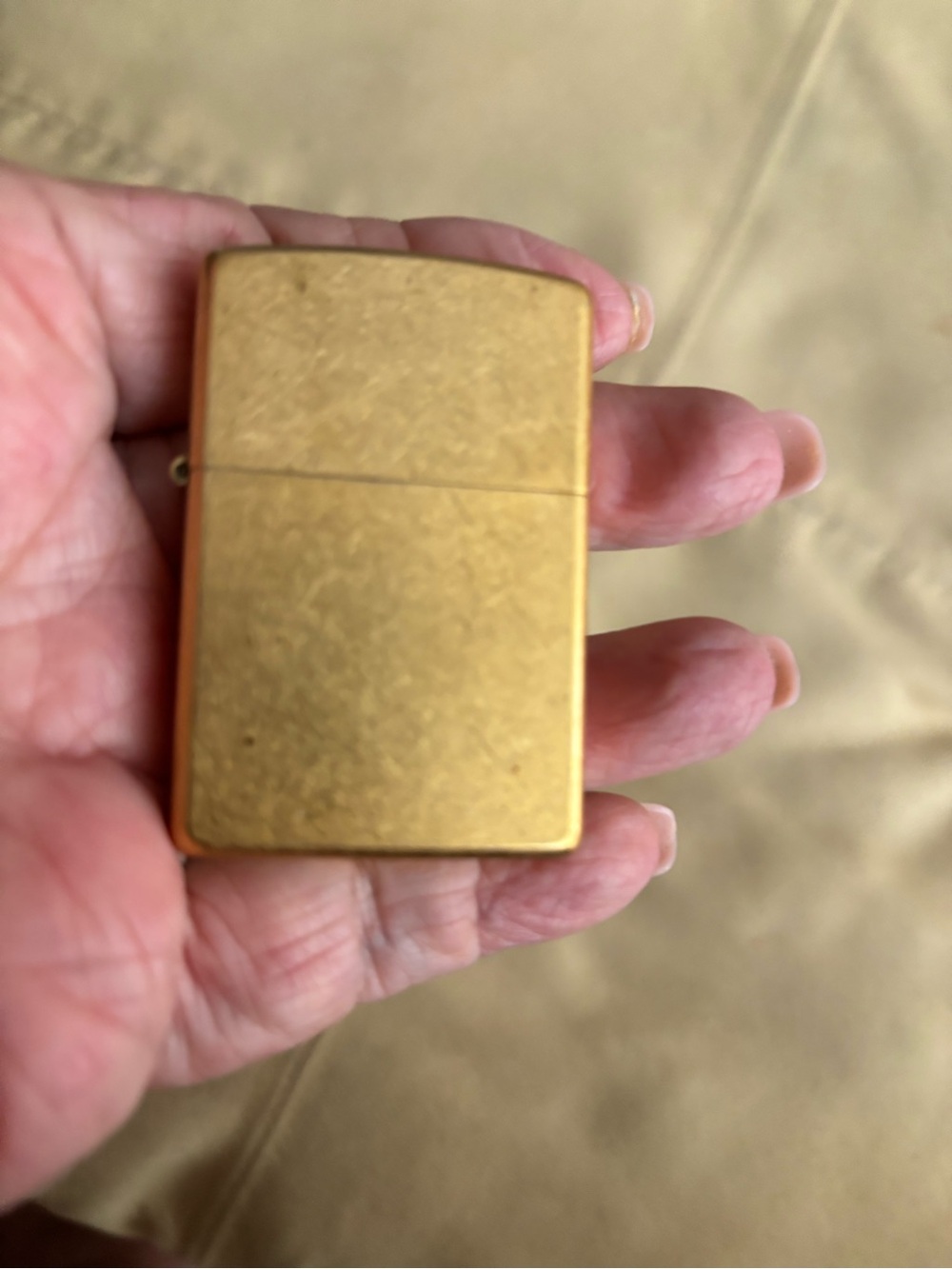 ZIPPO LIGHTER FROM
MY HUSBANDS
COLLECTION. PRETTY OLD